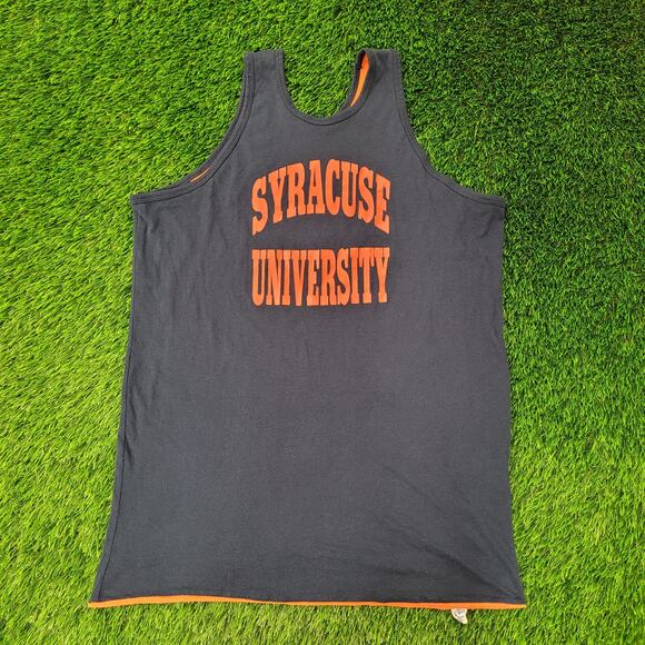 Vintage 70s Champion Syracuse University Tank-Top L 22x27 Reversible - Picture 1 of 16